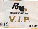 VIP para la fiesta de Rafa Abitbol. 1989.